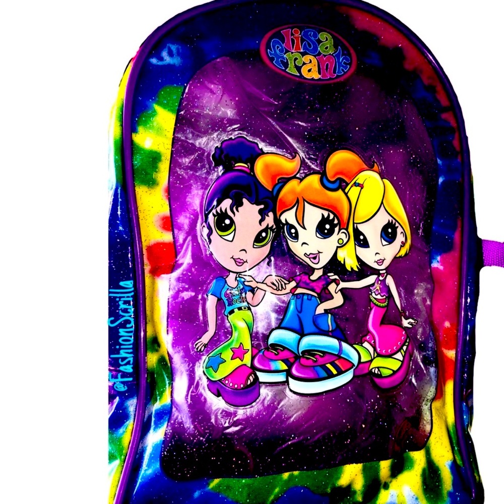 Lisa Frank Y2K Vintage Tie Dye Mini Backpack - Picture 5 of 10